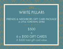 Load image into Gallery viewer, Friends &amp; Neighbors Gift Card Package
