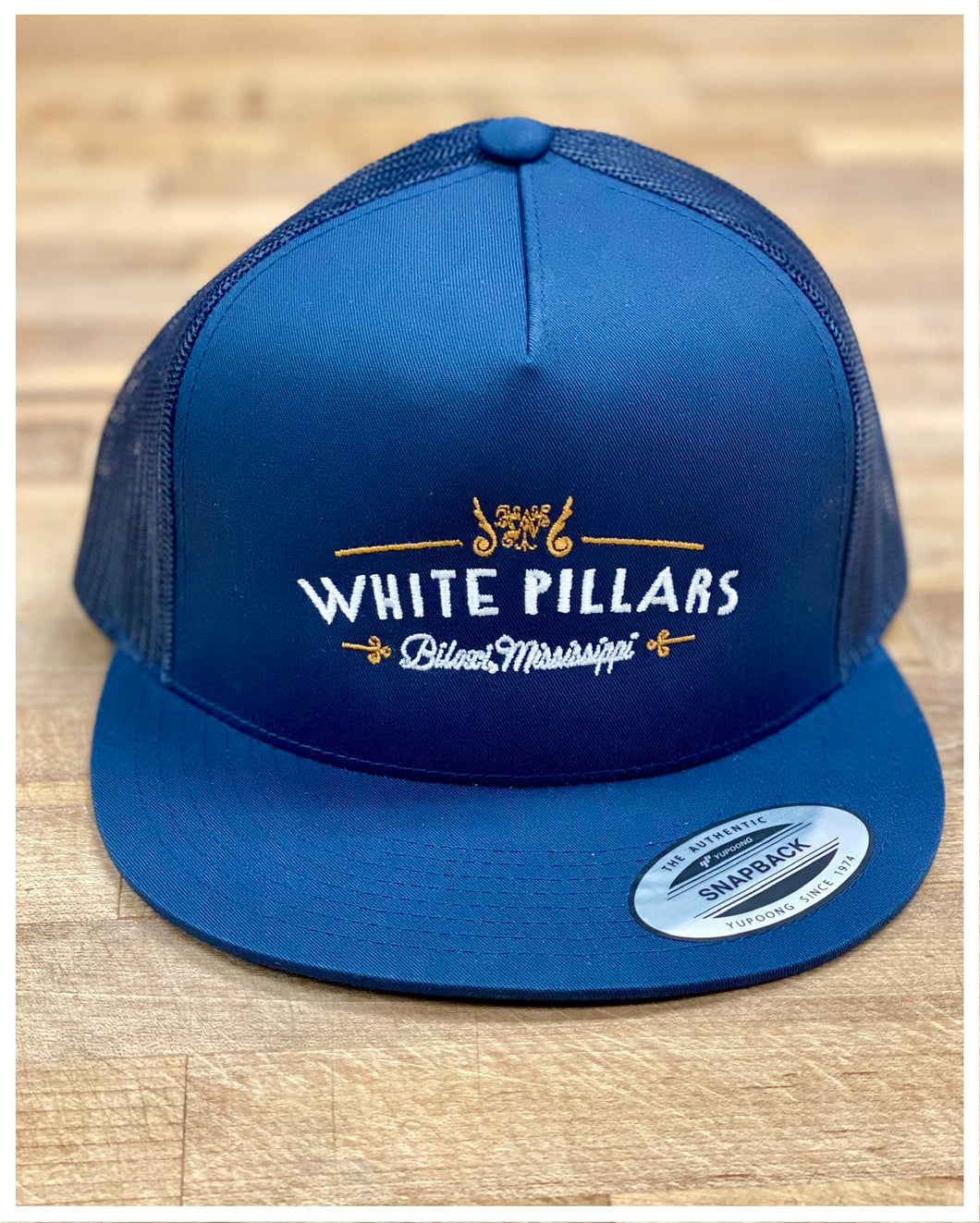 White Pillars Trucker Hat